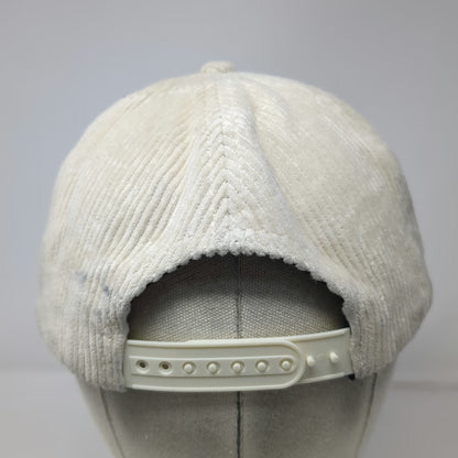 Ascot + Hart 5 Panel Beige Hat One Size Corduroy Rooster Skateboard Kapa'a Kauai