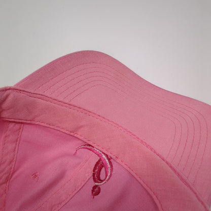 NAPA All Out For The Cure Strapback Hat Pink One Size Solid Adjustable
