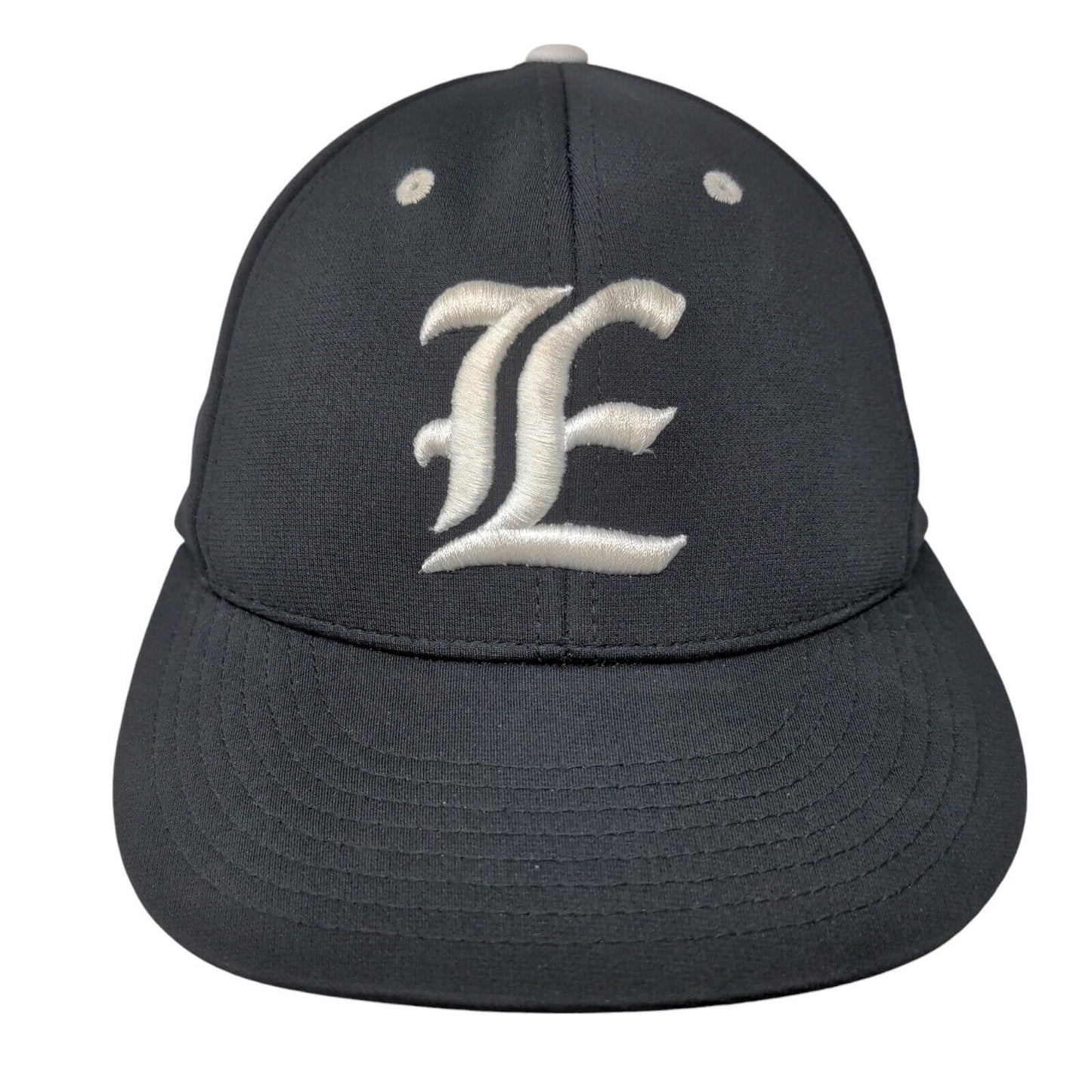 Richardson Fitted Hat Black XS/S Embroidered Flexfit 6 Panel Vent Holes