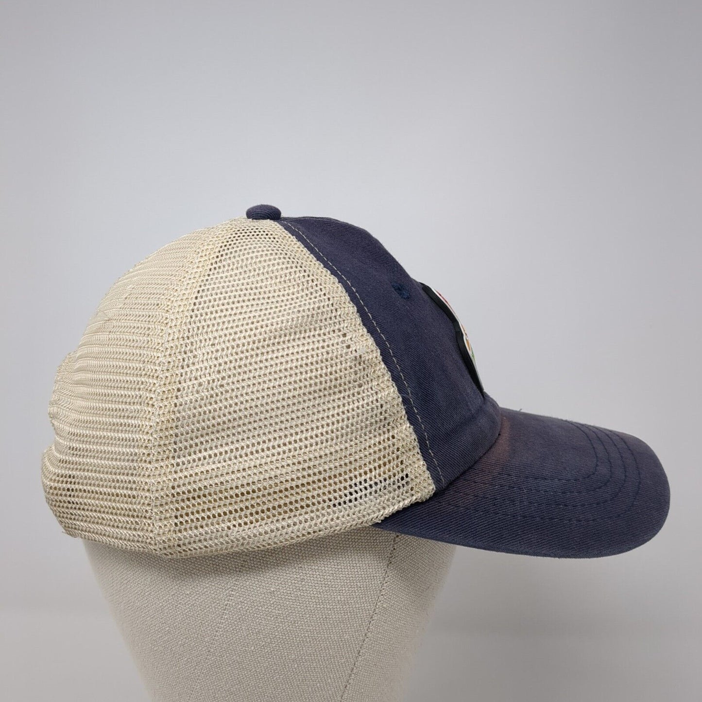 Peace Sign Snapback Mesh Back Trucker Hat Multi One Size Adjustable