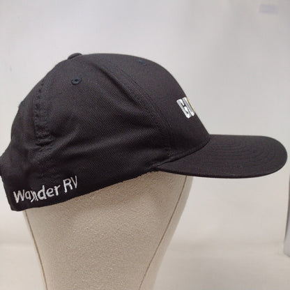 Go Play Snapback Hat Black OSFA Embroidered Flexfit 110 Yupoong