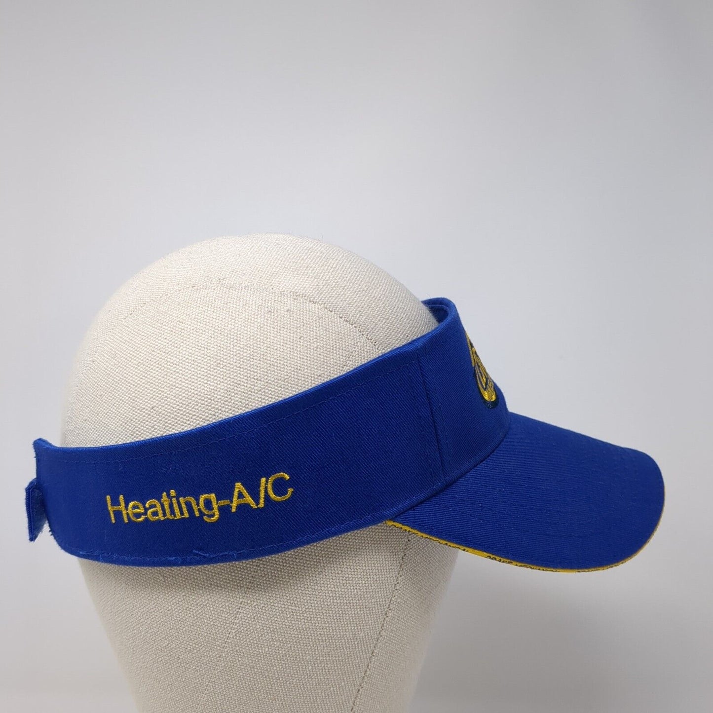 Drake Mechanical Strapback Sun Visor Hat Blue One Size Adjustable