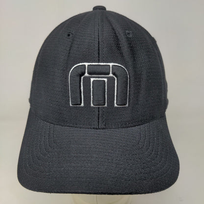 Flexfit Men's Fitted Hat Black Size L/XL Embroidered Travis Matthew Logo