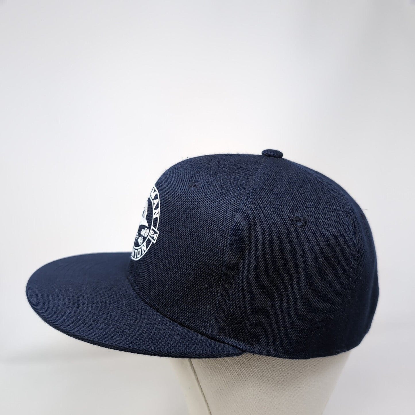 Bowman Reunion 2024 Strapback Hat Blue One Size Adjustable Vented Holes 6 Panel