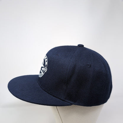 Bowman Reunion 2024 Strapback Hat Blue One Size Adjustable Vented Holes 6 Panel