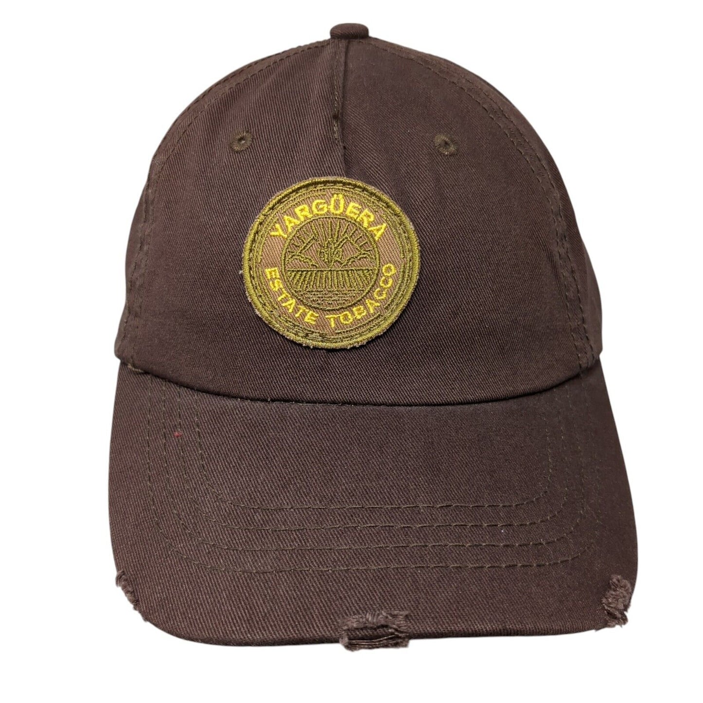 Yarguera Estate Tobacco Patch Slideback Hat Brown OSFA Adjustable