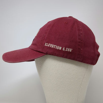 Fahrenheit Baseball Cap Red One Size Cog Railway New Hampshire Elevation Hat