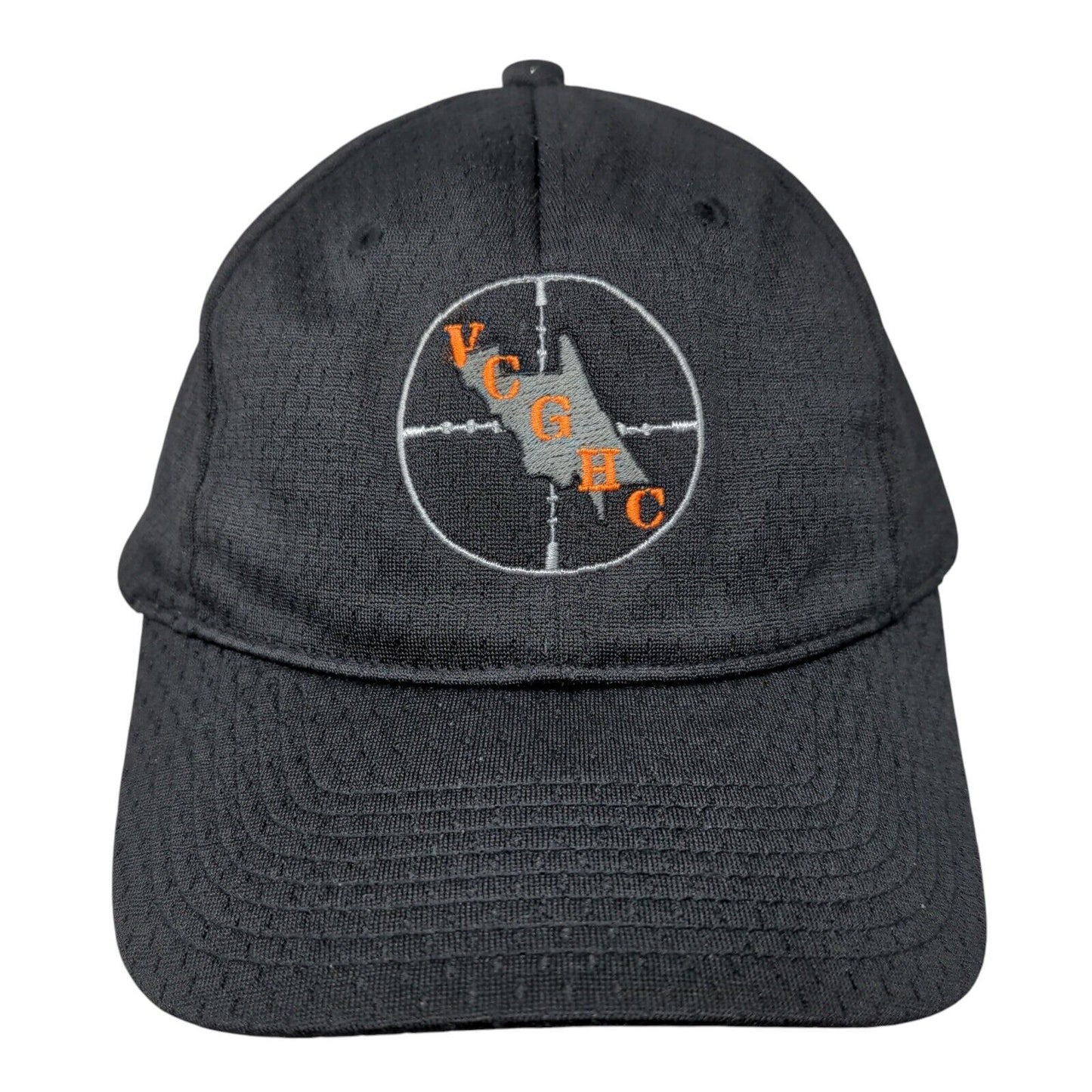 VCGHC Strapback Hat Black OSFA Embroidered Adjustable Port Authority