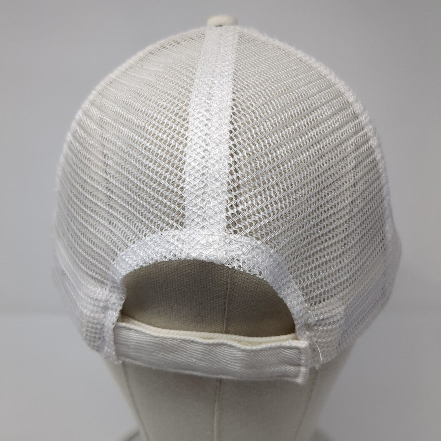 Larry Hillis Dodge Strapback Trucker Hat White OS Adjustable Mesh Back Paramount