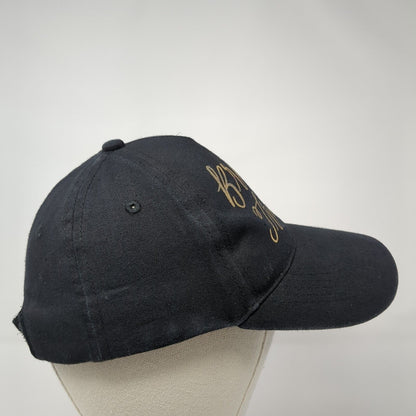 Bride Tribe Strapback Hat Black One Size Adjustable Vented Holes 6 Panel