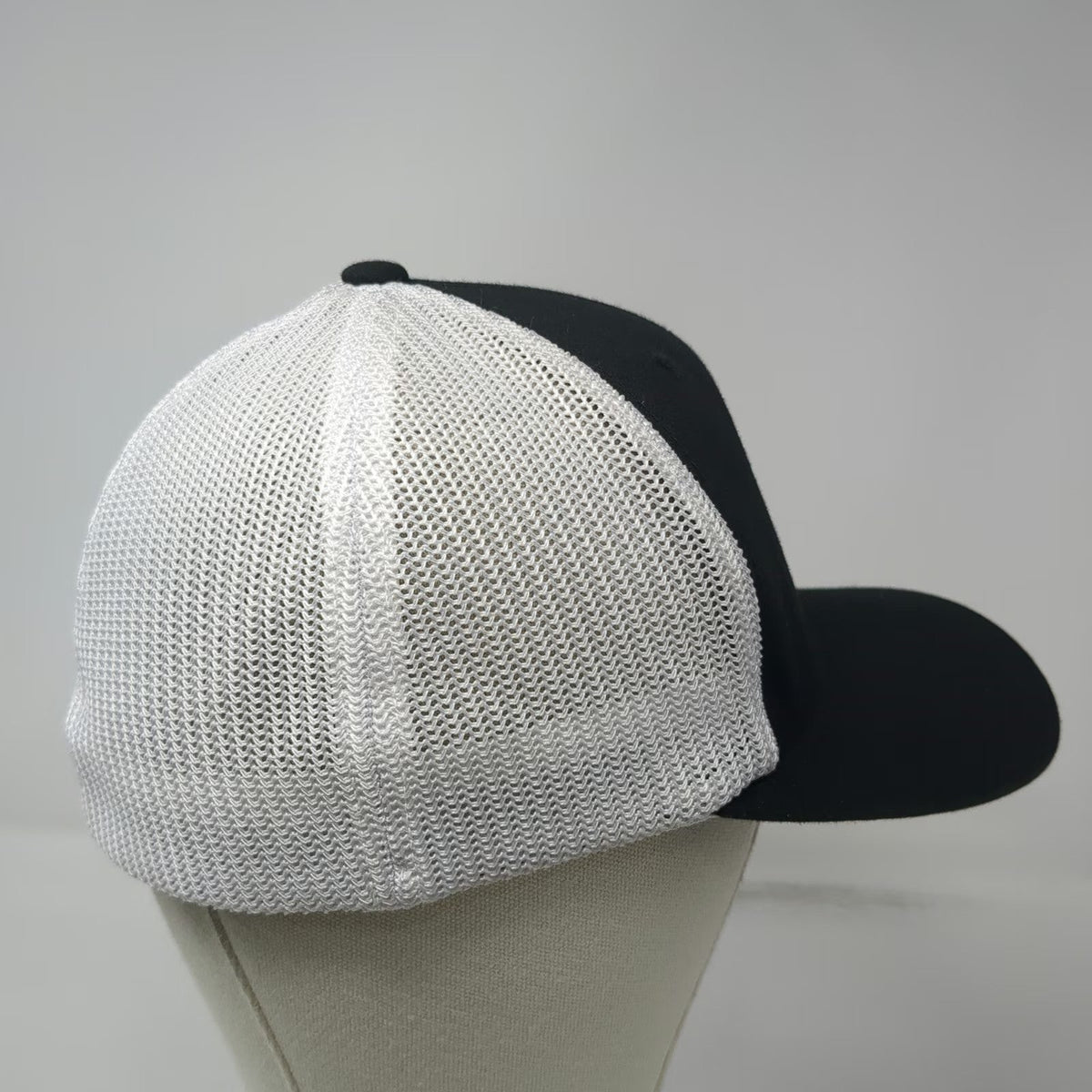 Flexfit Baseball Cap Black One Size Mesh Eric Marsh Foundation Firefighters Hat