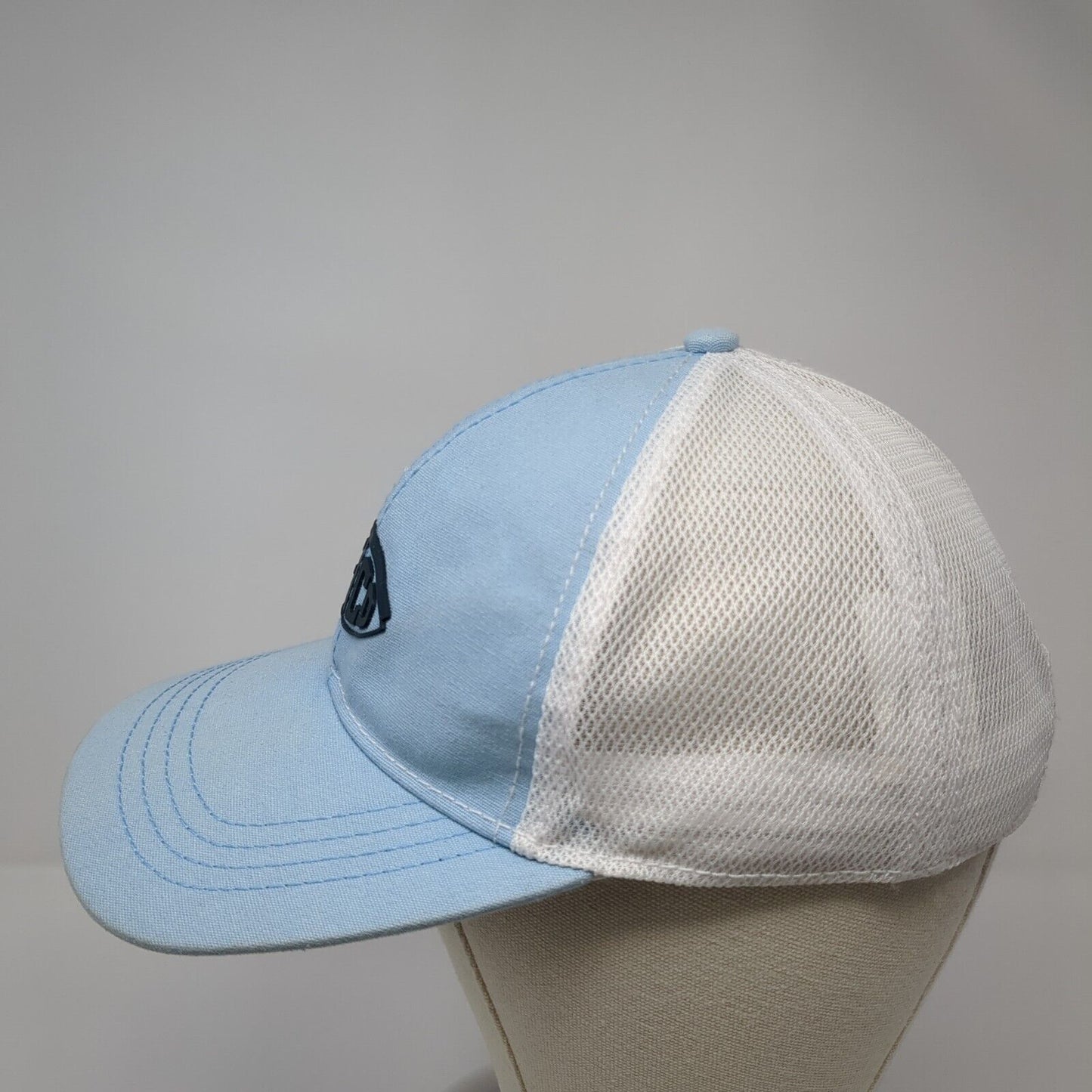 AFTCO Strapback Trucker HatBlue One Size Adjustable Embroidered Mesh Back