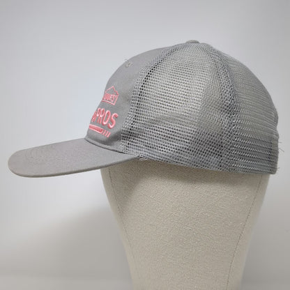Lowe's 4 PROS Trucker Hat Gray One Size Mesh Snapback Workwear Logo Employee