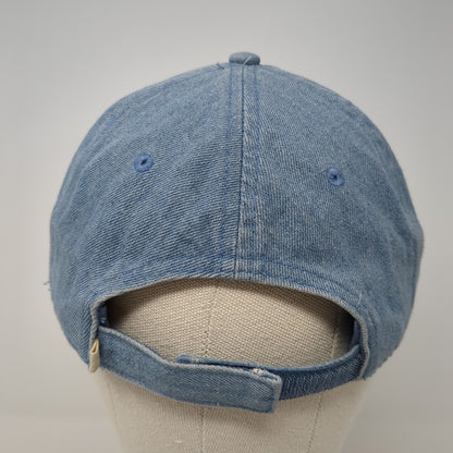 Tropical Things Strapback Hat Blue One Size Adjustable Embroidered Roxy