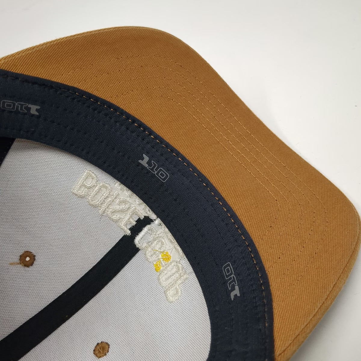 Carhartt Trucker Hat Brown One Size Boise Co-op Market Mesh Back Snapback 1973