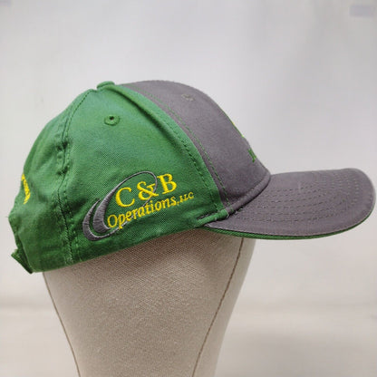 John Deere Strapback Hat Multi OSFA Bingham County Implement Colorblock