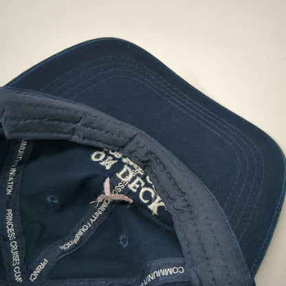 Princess Cruises On Deck For The Cure Blue Baseball Cap One Size Hat Embroidered
