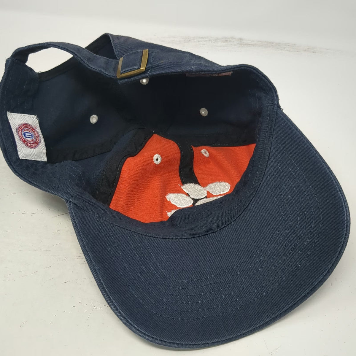 Clemson Tigers NCAA Fan Favorite Cap Orange Blue One Size Paw Embroidered Hat