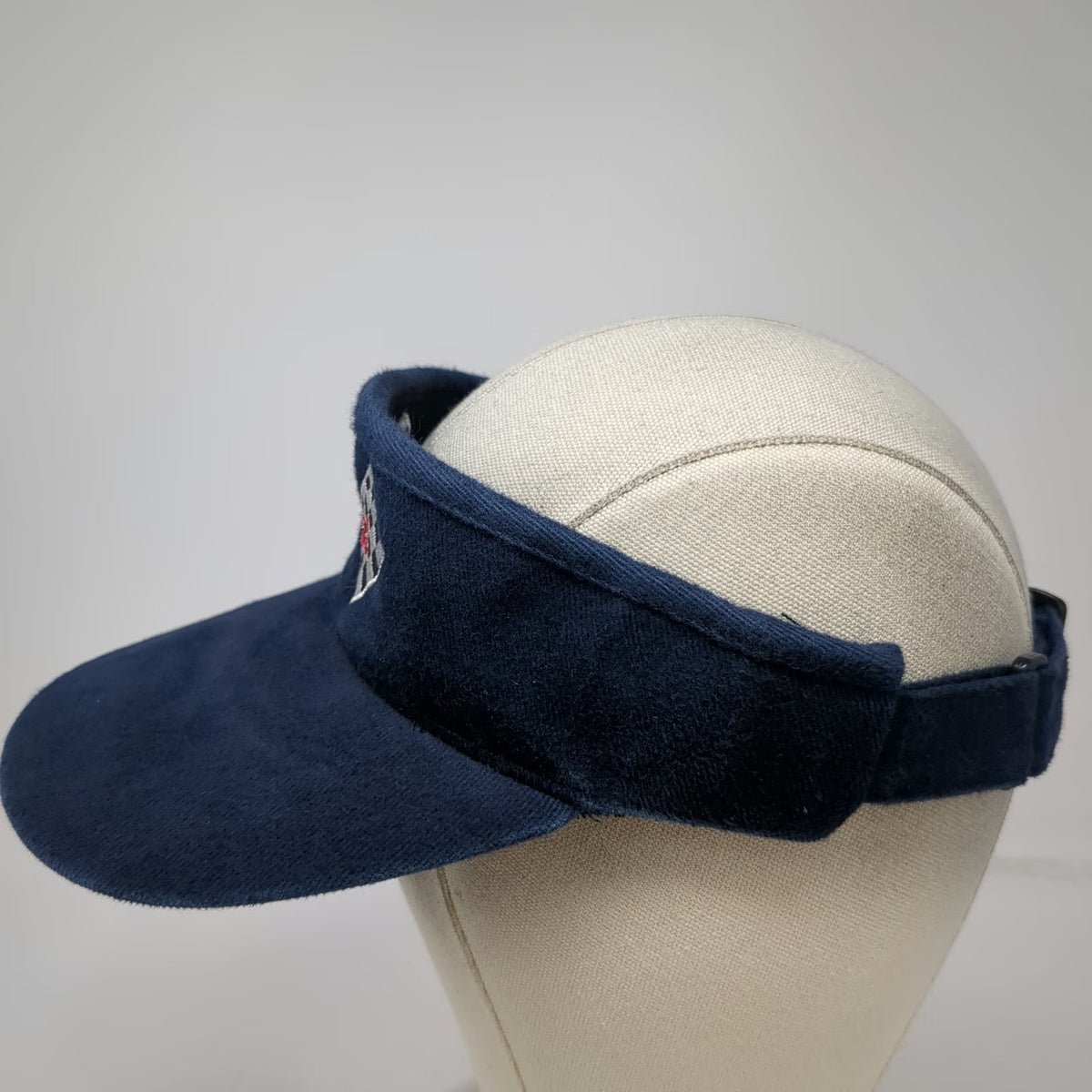 Dog Daze Visor Blue One Size Team SkyWest Racing Checkered Flags Adjustable Hat