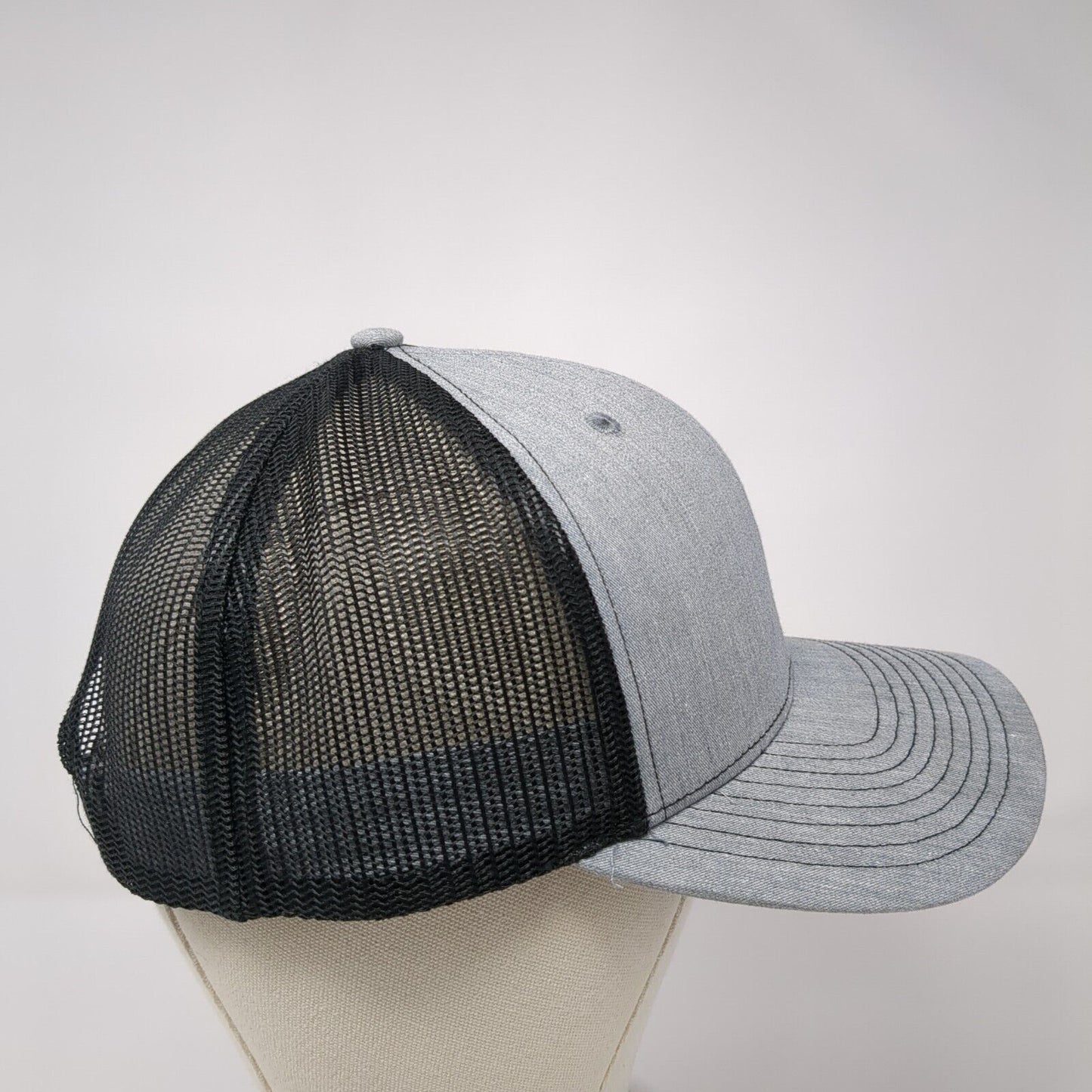 T&R Transportation Marsing Idaho Snapback Trucker Hat Gray OS Mesh Richardson