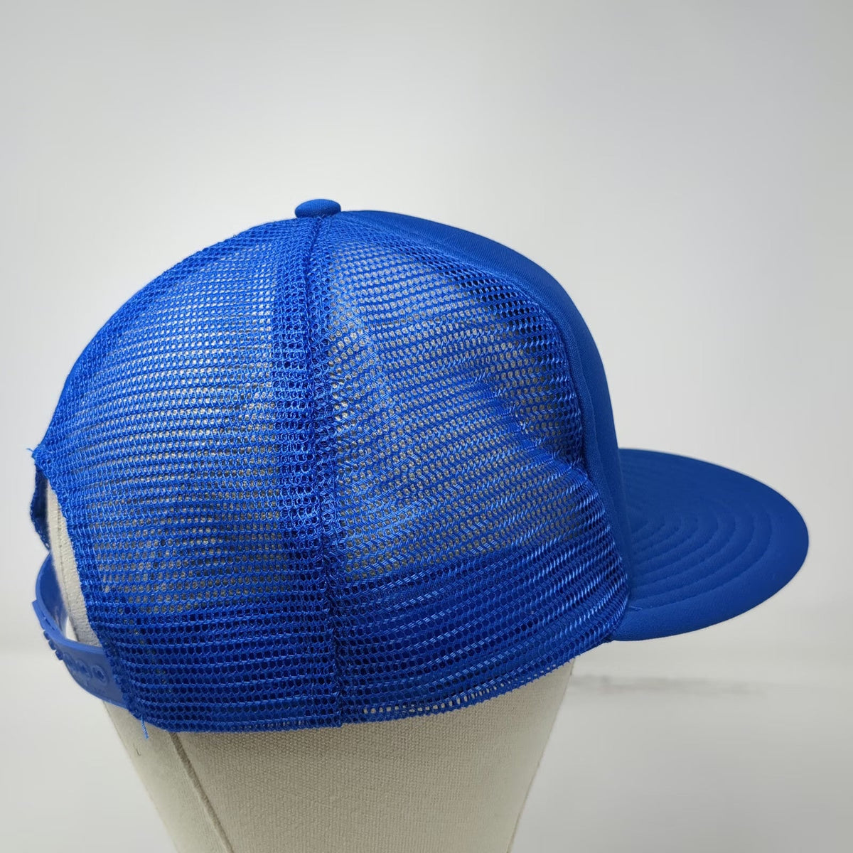 Designer Award Trucker Hat Blue One Size Mesh Snapback USA Eagle Patriotic Patch