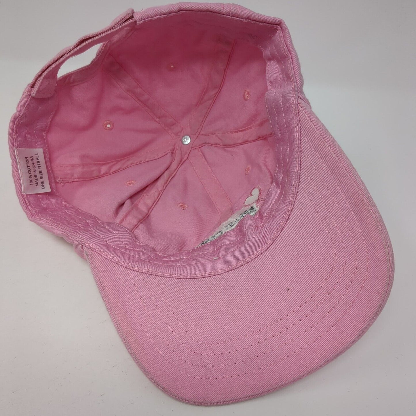 Breast Cancer Foundation of The Ozarks Strapback Hat Pink One Size Adjustable