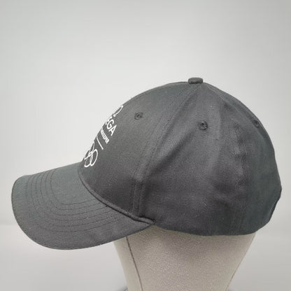 Omega Olympic Games Official Timekeeper Logo Gray White OSFA Slideback Cap Hat