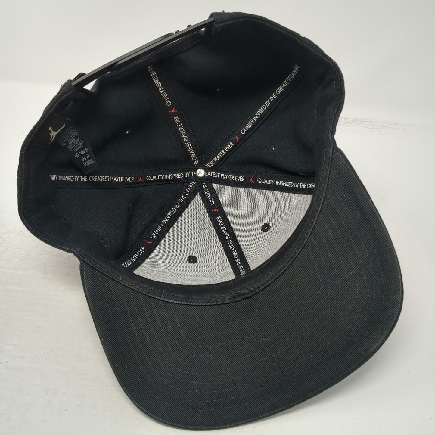 Jordan Snapback Black One Size Jumpman Conrad McRae Basketball Hat Flat Bill