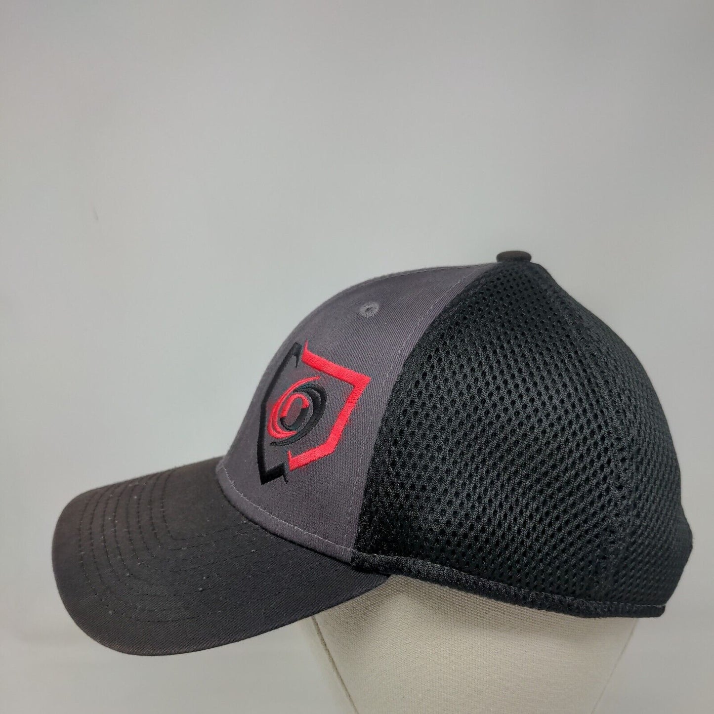 New Era Snapback Trucker Hat Black OSFM Adjustable Embroidered 9Forty Cotton