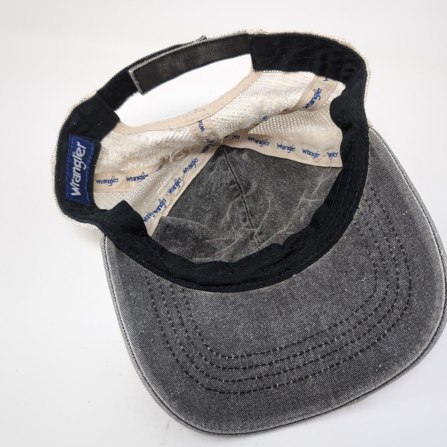 Long Live Cowgirls Cactus Strapback Trucker Hat Gray OS Mesh Back Wrangler