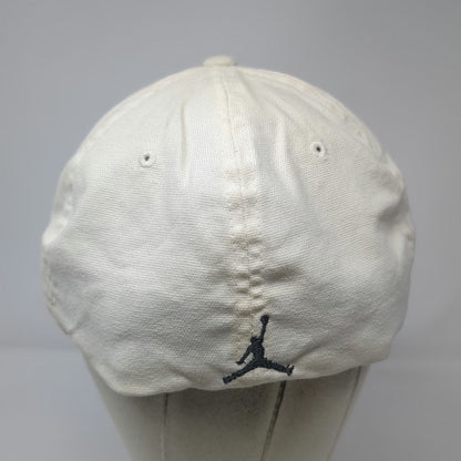 Nike Jordan Baseball Cap White XL Fitted Hat Air Jordan Wings Basketball Jumpman
