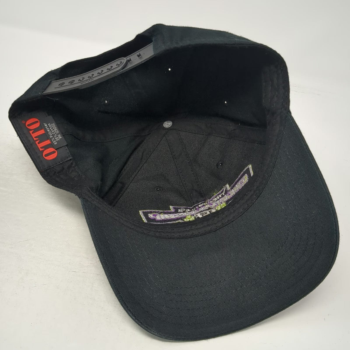 Otto Snapback Hat Black One Size FCF People's Championship 2021 Embroidered