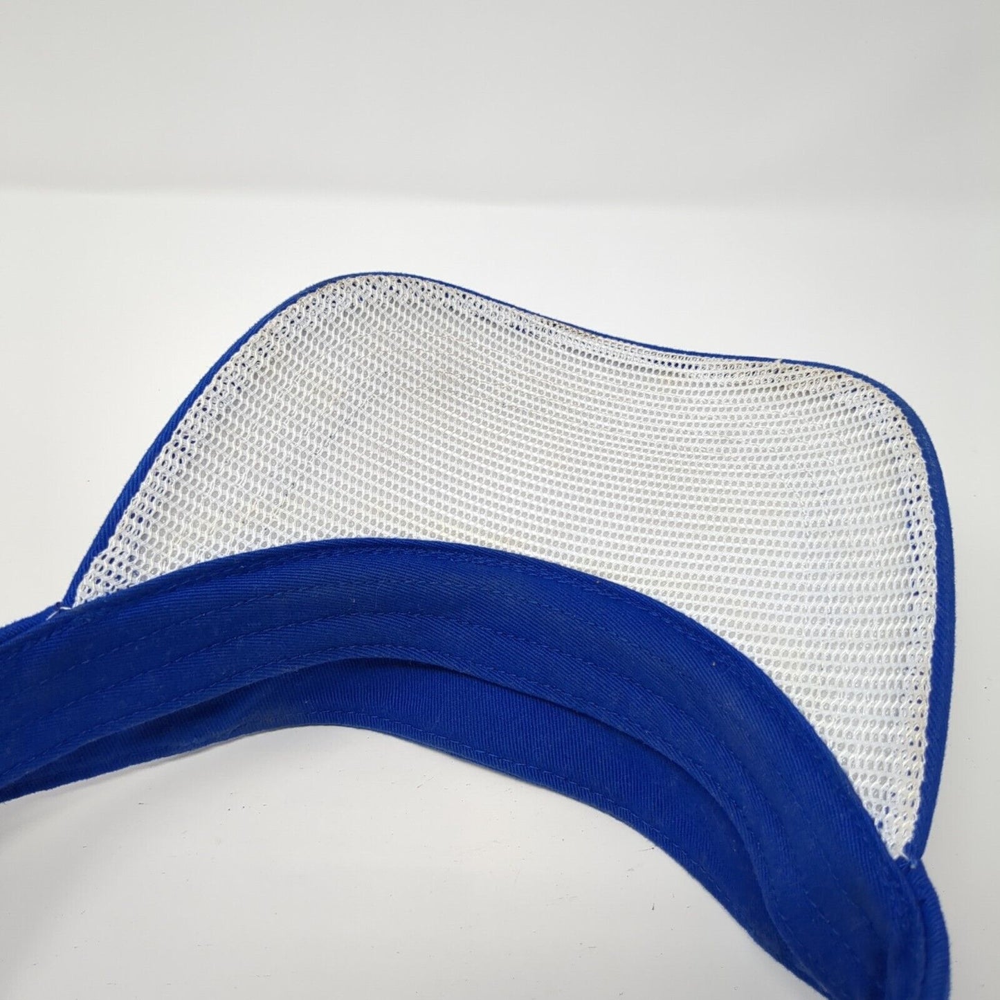 Champion Strapback Sun Visor Hat Blue One Size Adjustable Embroidered Breathable