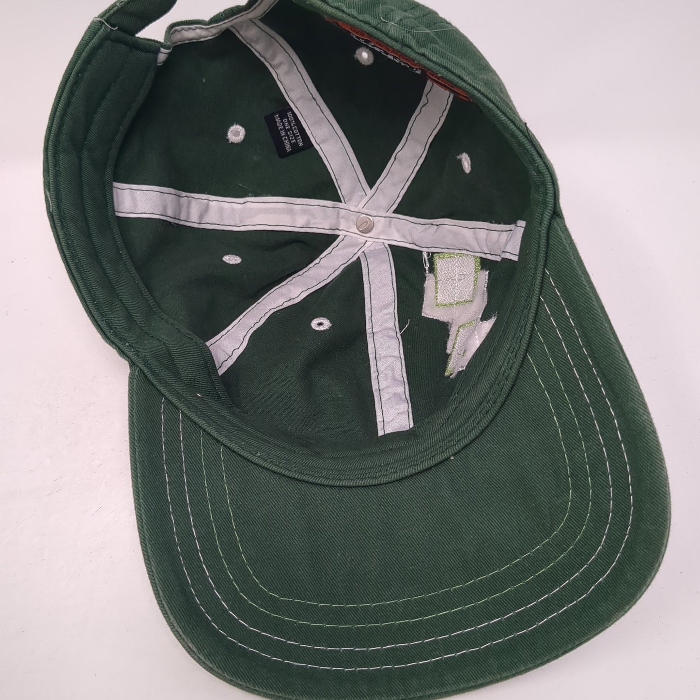 Palmilla Slideback Baseball Cap Green One Size Adjustable Embroidered Pukka