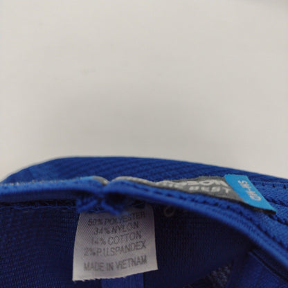 Optimist Football Fitted Trucker Hat Blue S/M Embroidered Mesh Back Richardson