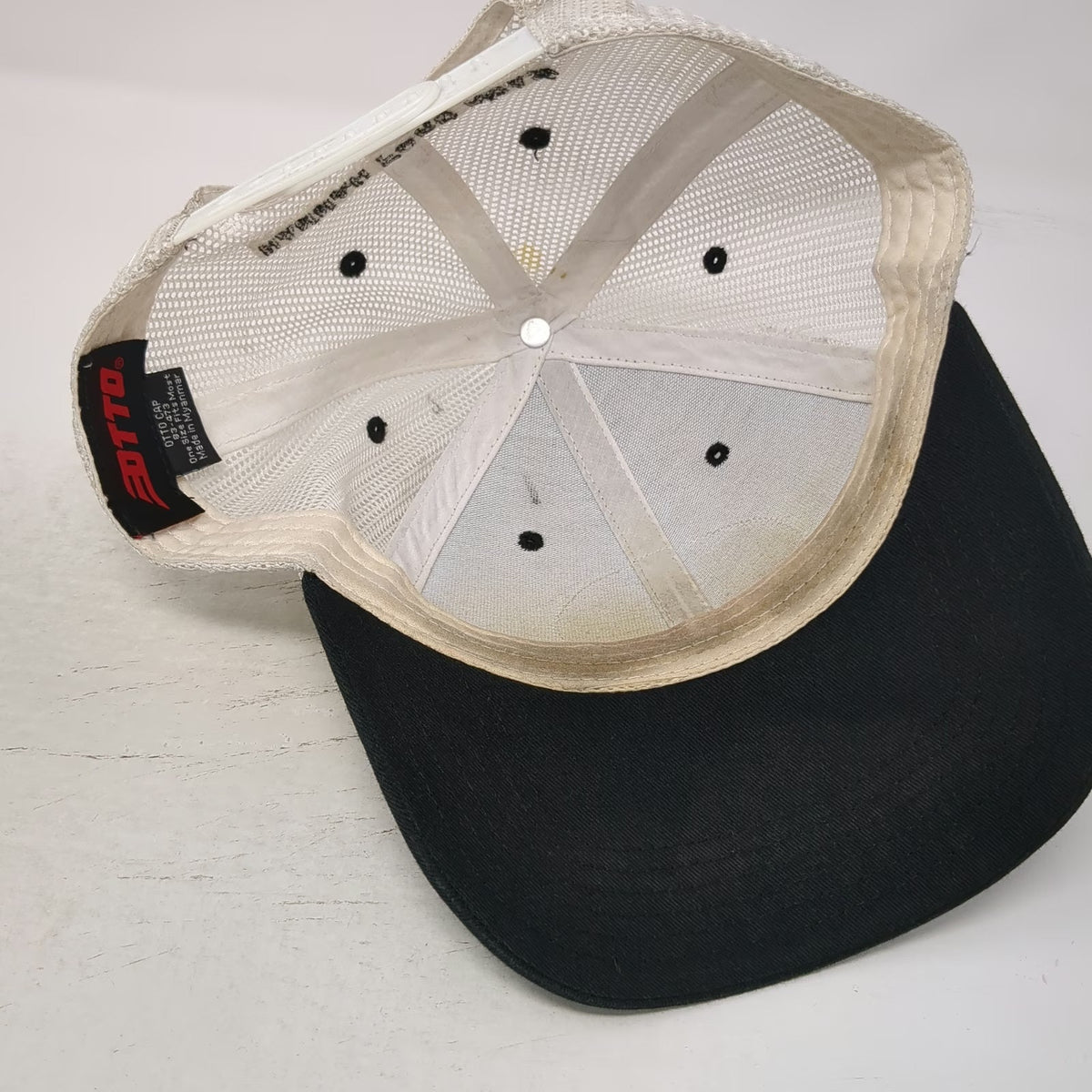 Otto Luke Combs 2023 World Tour Trucker Hat Black One Size Snapback Truck Patch