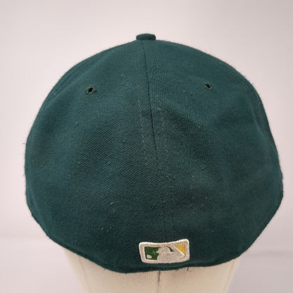 Oakland Athletics MLB New Era Cap Green 7 5/8 Fitted 59FIFTY On-Field Hat