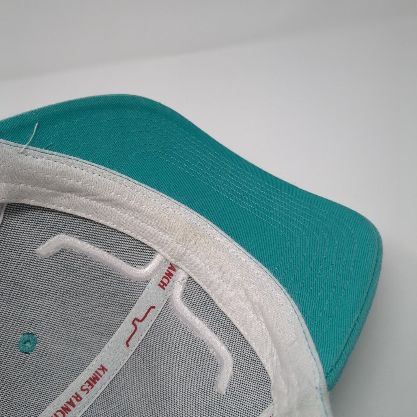 Kimes Ranch Trucker Hat Blue One Size Adjustable Embroidered Mesh Back 6 Panel