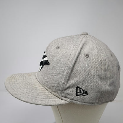 New Era Snapback Gray One Size Roc Nation Paper Plane Logo Flat Bill Hat 9FIFTY