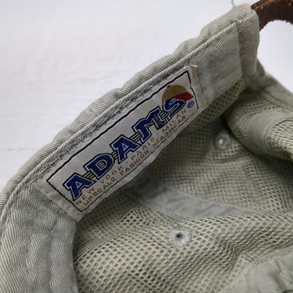 Adams Baseball Cap Beige One Size Alpha Gamma Delta Embroidered Strapback Hat