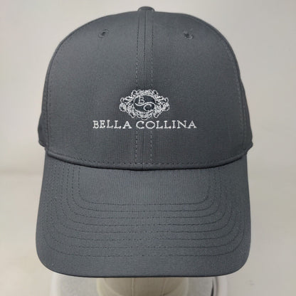 Bella Collina Strapback Hat Gray OSFM Nike Swoosh Legacy91 Dri-Fit