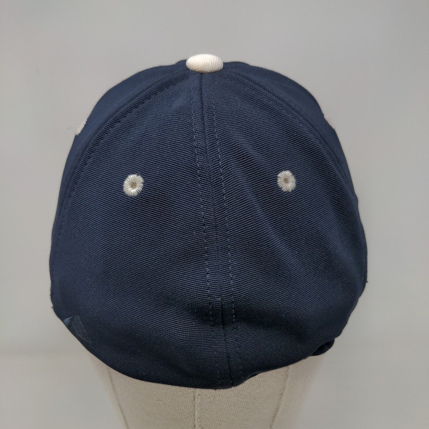 M2 Technology Fitted Hat Blue S-M Embroidered Vented Holes 6 Panel