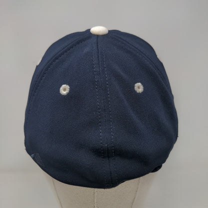 M2 Technology Fitted Hat Blue S-M Embroidered Vented Holes 6 Panel