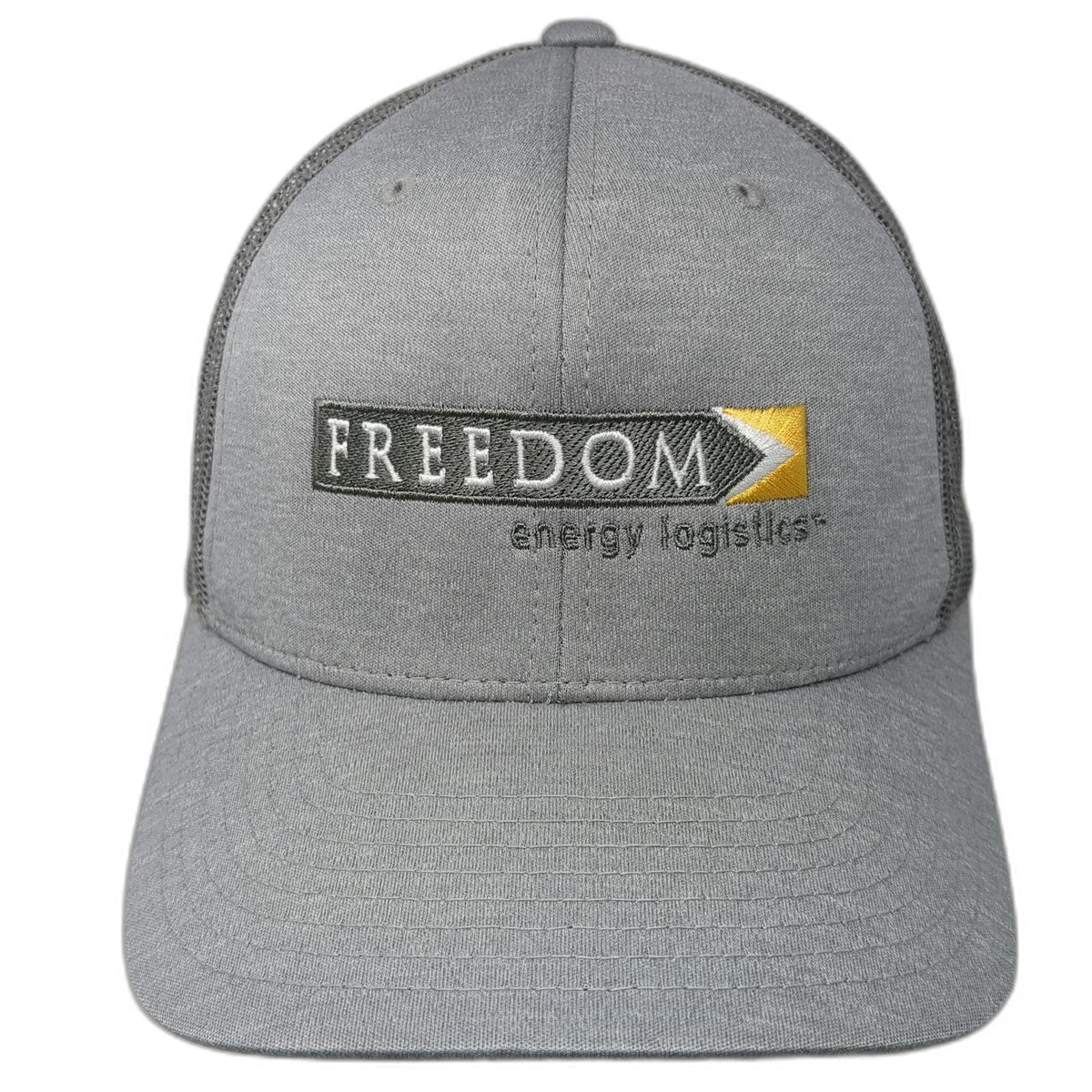 Team 365 Freedom Energy Logistics Gray Trucker Hat One Size Mesh Snapback