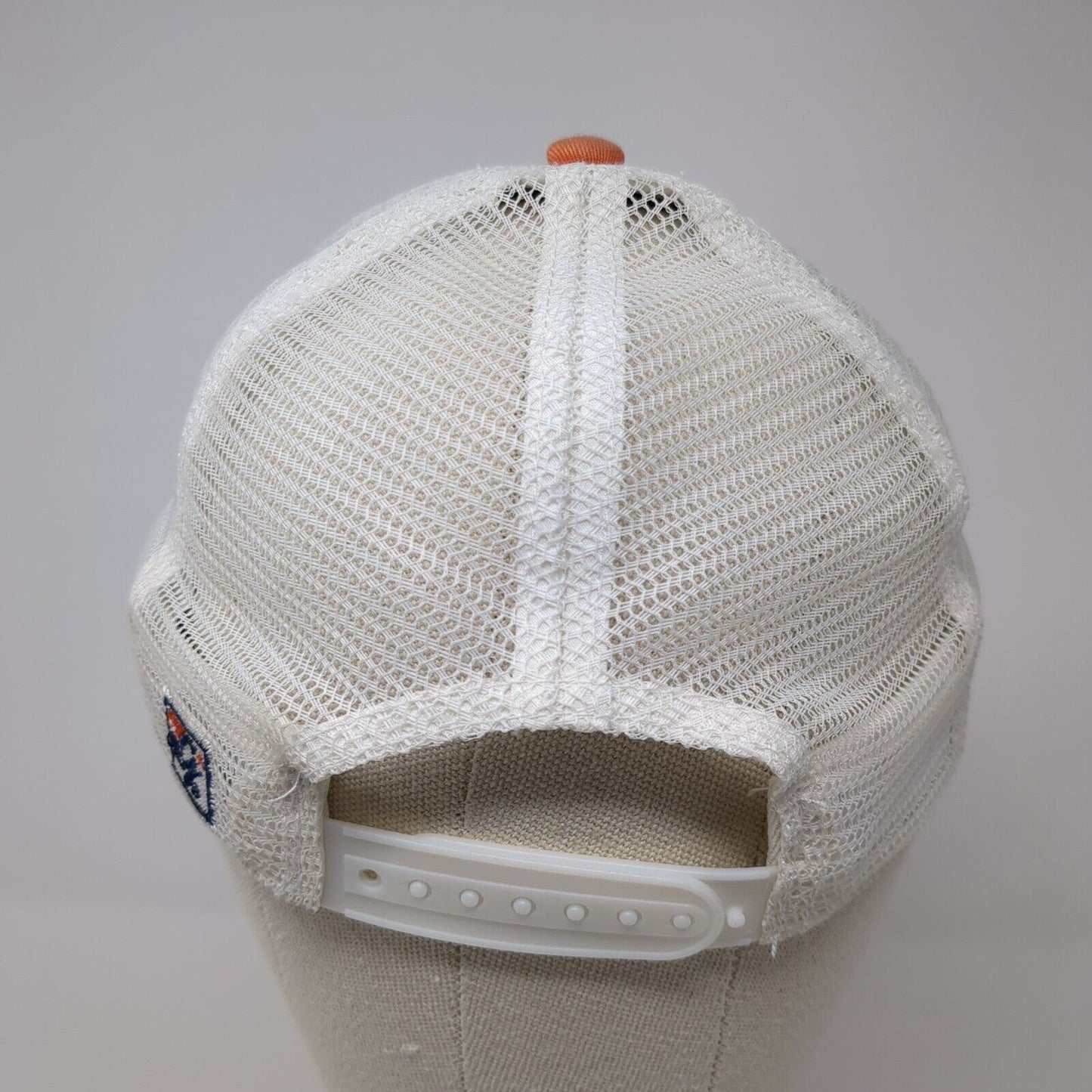 The Game Snapback Trucker Hat Orange One Size Adjustable Embroidered Mesh Back