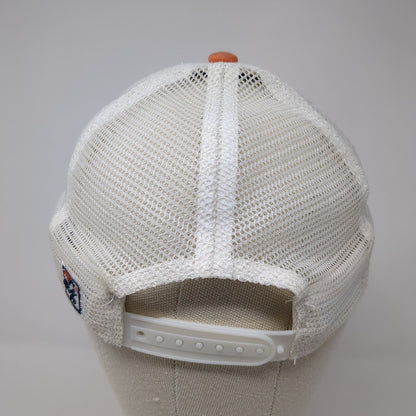 The Game Snapback Trucker Hat Orange One Size Adjustable Embroidered Mesh Back