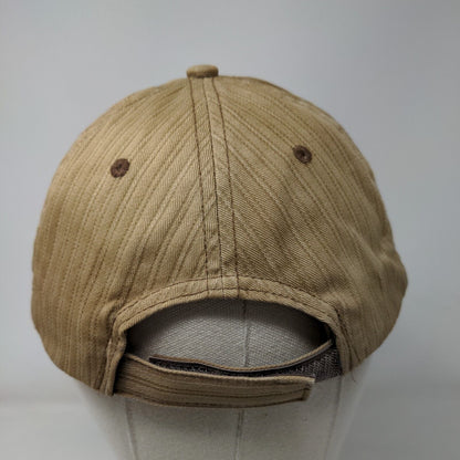 Cowgirl Bling Strapback Hat Tan OSFA Adjustable Vent Holes Western