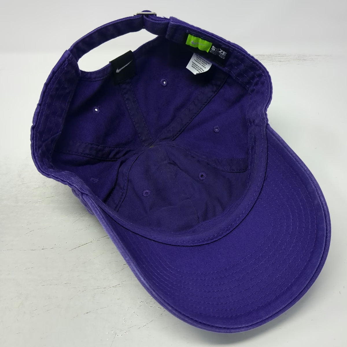 LSU Tigers NCAA Nike Cap Purple One Size Slideback Heritage86 Embroidered Hat