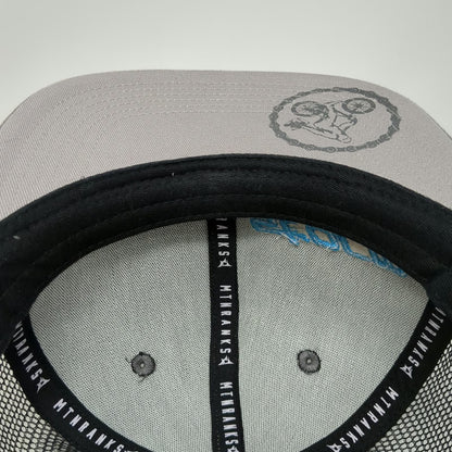MTN Ranks Storm Cycles Park City UT Trucker Hat Gray OS Mesh Snapback Bicycle