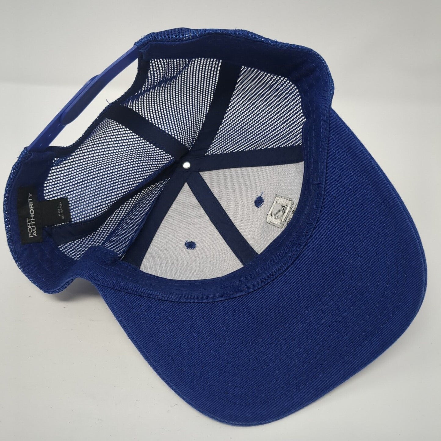 Leadership Boise 2023 Snapback Trucker Hat Blue One Size Adjustable Mesh Back